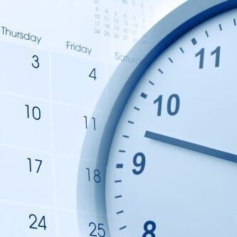 Clock and calendar